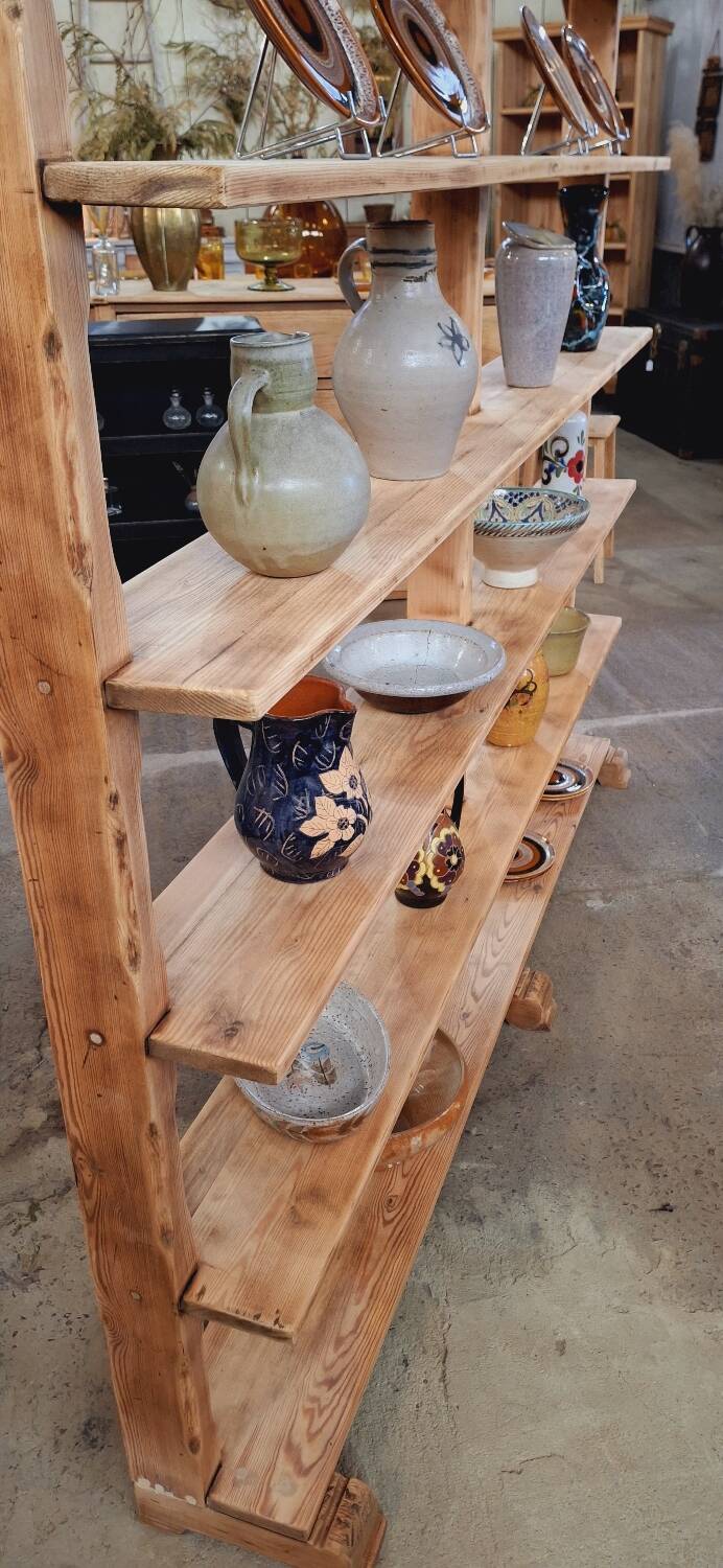 Large old shelf on legs