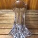Old VANNES Crystal Vase Vintage Molded Glass #A410