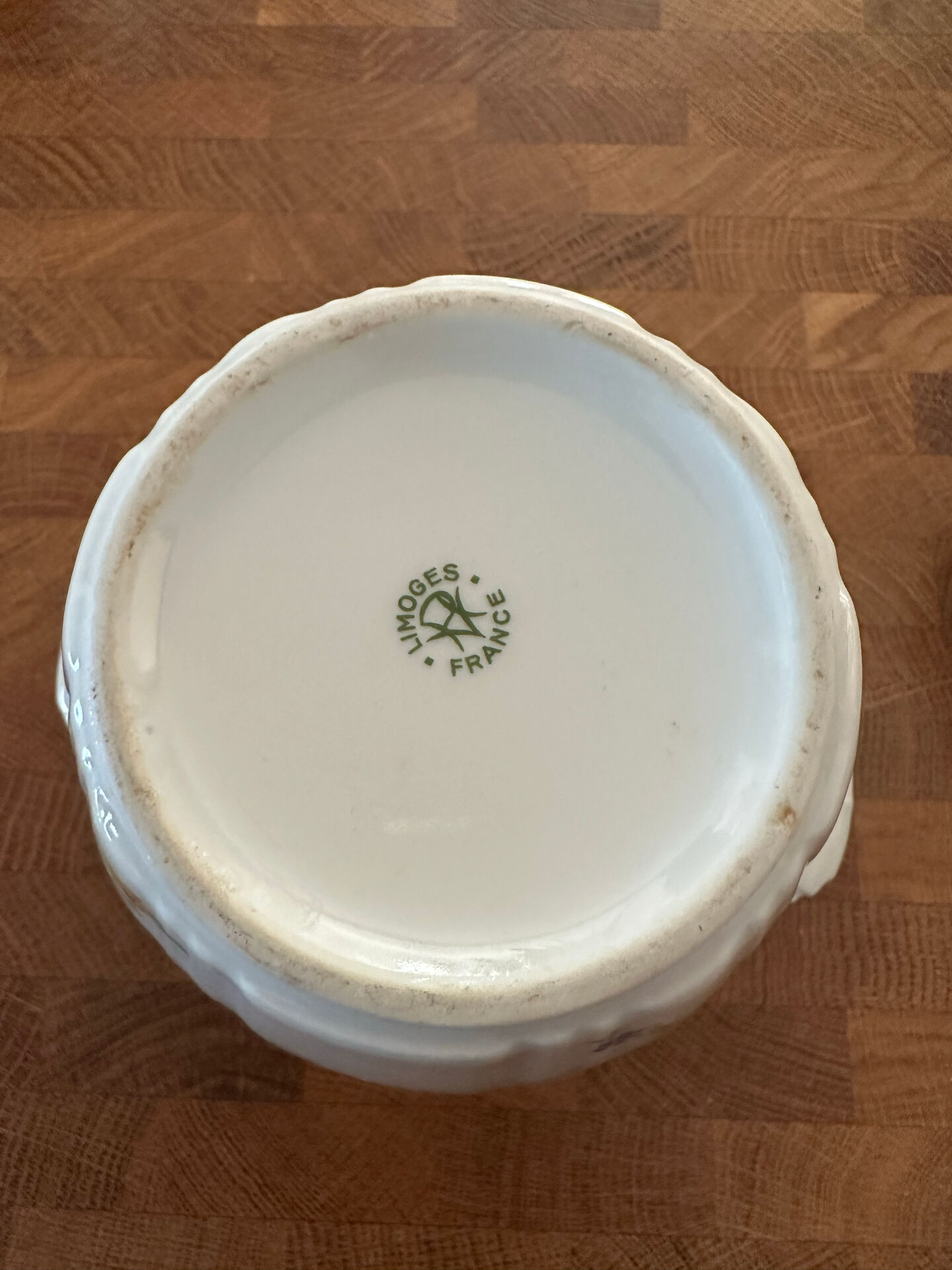 Sucrier motif fleurale