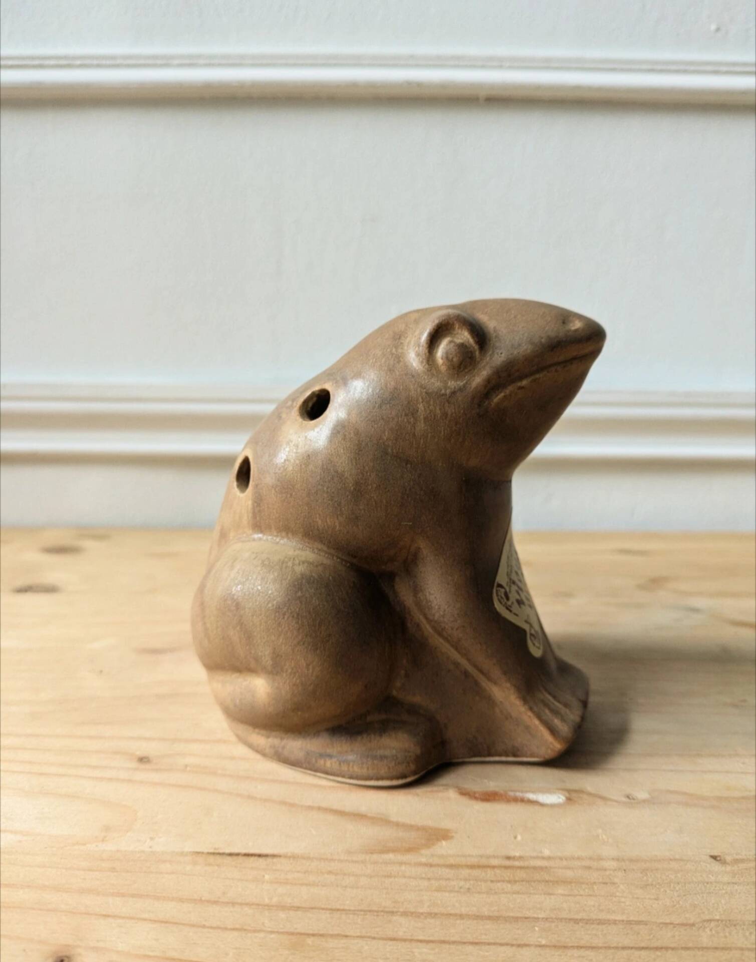 stoneware flower vase 1970