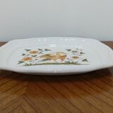Plat en faïence signé Moustiers