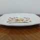 Earthenware dish signed Moustiers