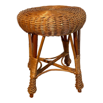 Tabouret rotin