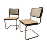 B32 Marcel Breuer Cesca chairs pair
