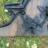 Ancient carved wooden pediment