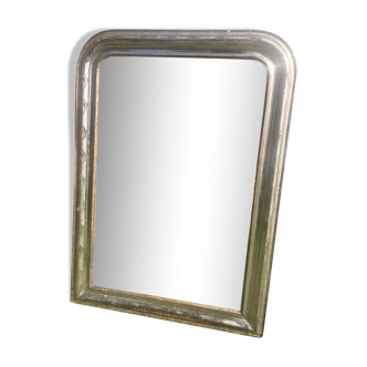 Mirror era Louis Philippe silver leaf - 77x107cm