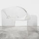 Sculptural acrylic armchair, 80