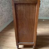 Old bedside wood and marble