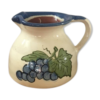 Glazed terracotta pitcher