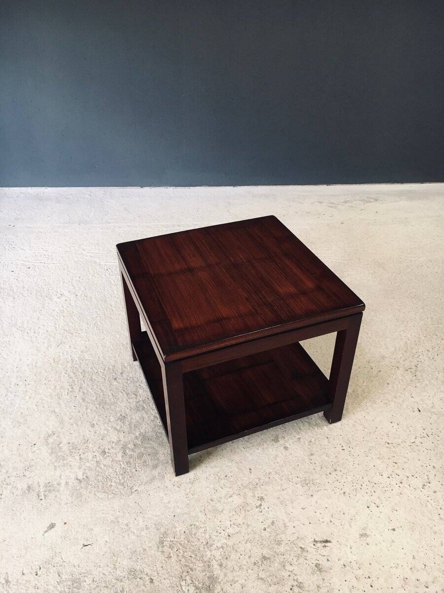 Postmodern Bamboo Side Table by Axel Vervoordt, Belgium, 1980s