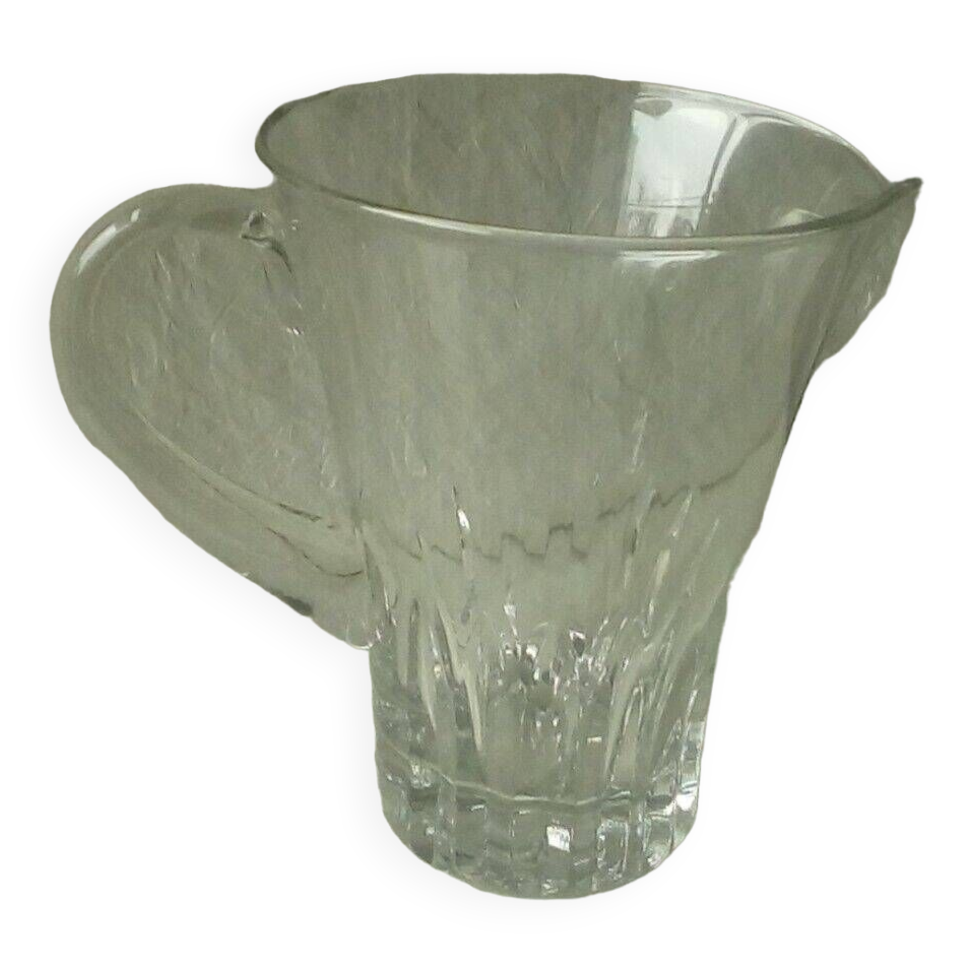 Jug pitcher carafe for water orangeade in crystal old size