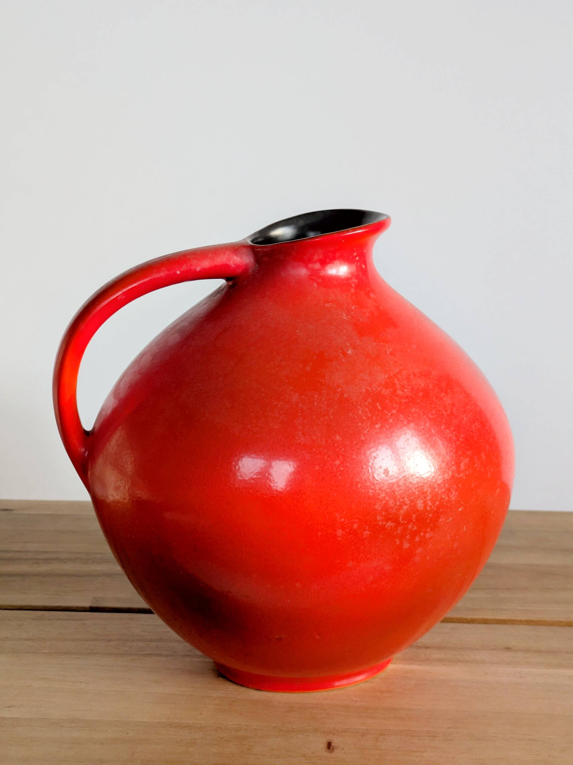 Large pitcher vase Wächtersbach, West German ceramics, 1950s