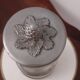 Flacon verre/etain