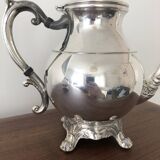 Antique silverware tea or coffee service signed fbrodgers and numbered