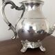 Antique silverware tea or coffee service signed fbrodgers and numbered