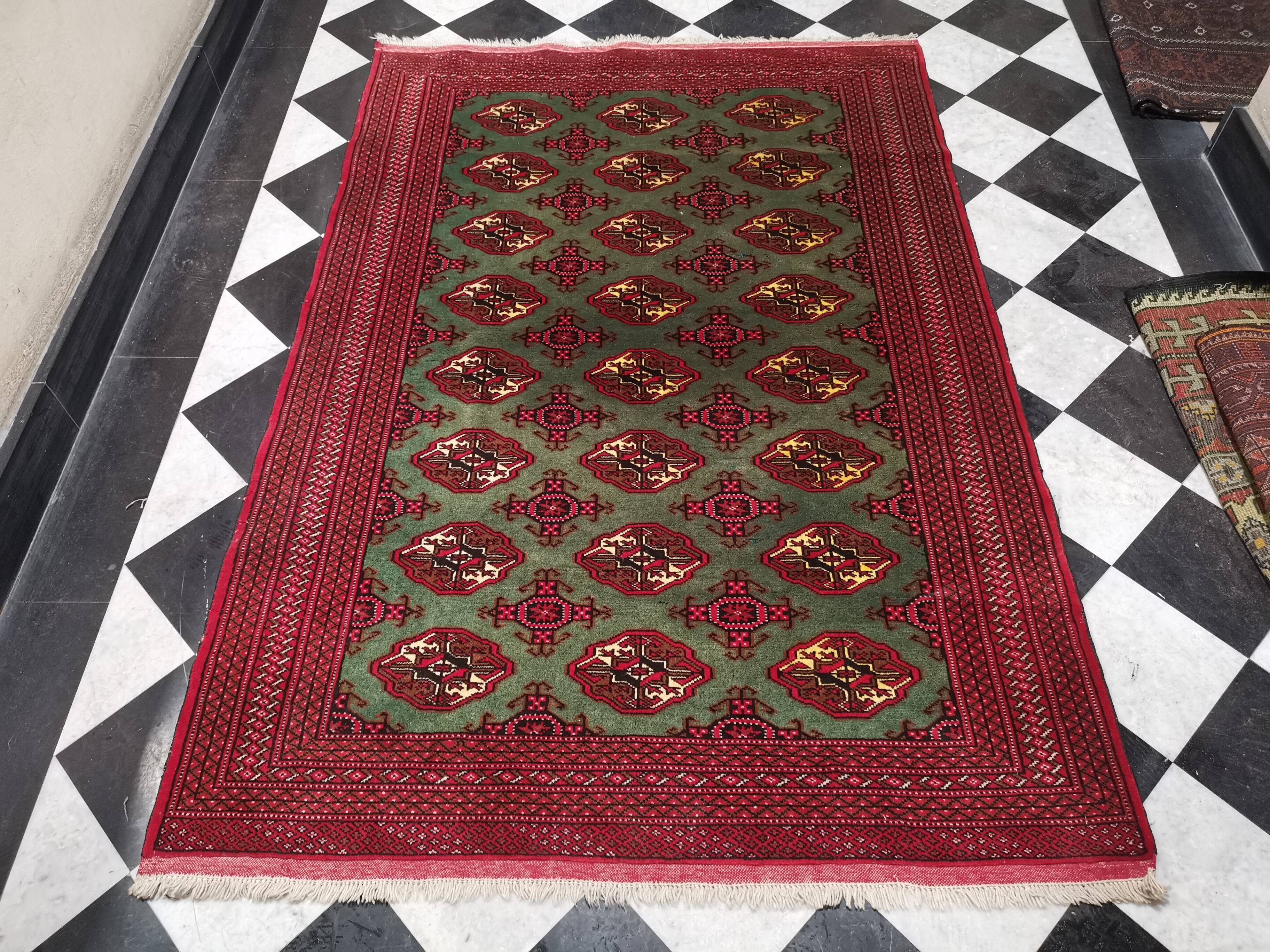 Tapis d'orient persan fait main Boukhara 190 x 130