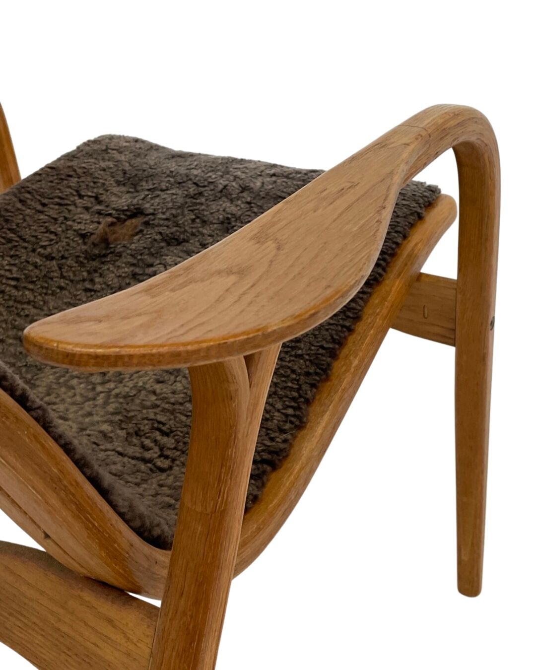 Vintage Swedish lamino armchair Yngve Ekstrom Design