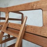 Stackable twin beds with storage chests