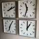 Industrial wall clock, Czechoslovakia station Pragotron 60
