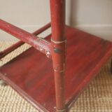 Flea market sideboard used patinated wood artisanal manufacturing industrial workshop