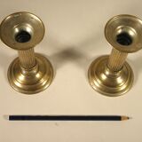 Pair of silver candlesticks 12 cm