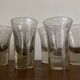 Set de 6 gobelets Biot rose des sables 1960 signés