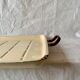 Large vintage enameled sheet metal tray
