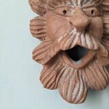 Terracotta wall sculpture, Italian handcrafted