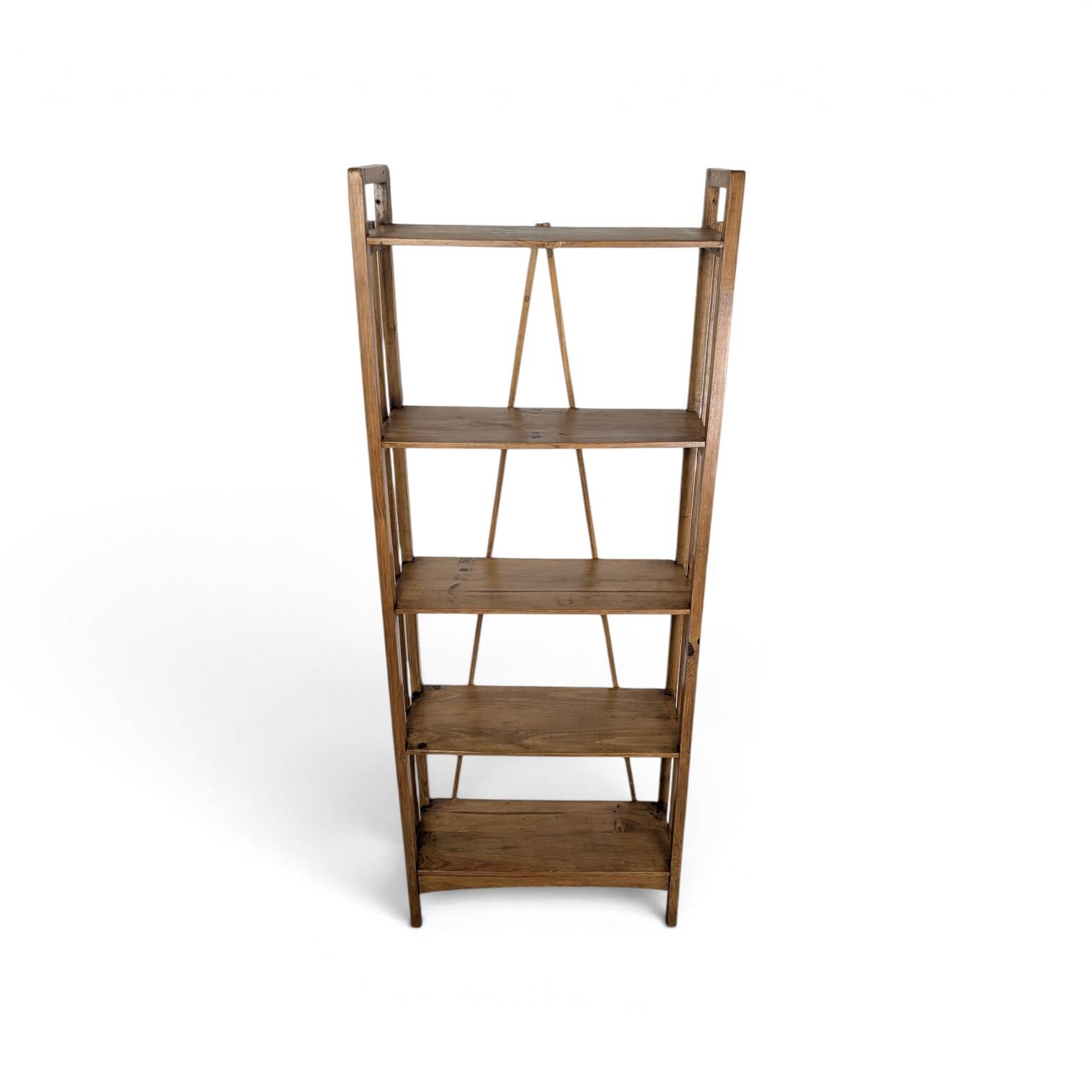 Étagère vintage en bois à 5 niveaux