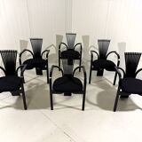 6 Totem chairs by Torstein Nilsen for Westnofa Norway