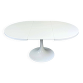 Icône du design de l'ère spatiale : table à manger 'Set-Line' par K. Schäfer pour Lübke, années 1960.