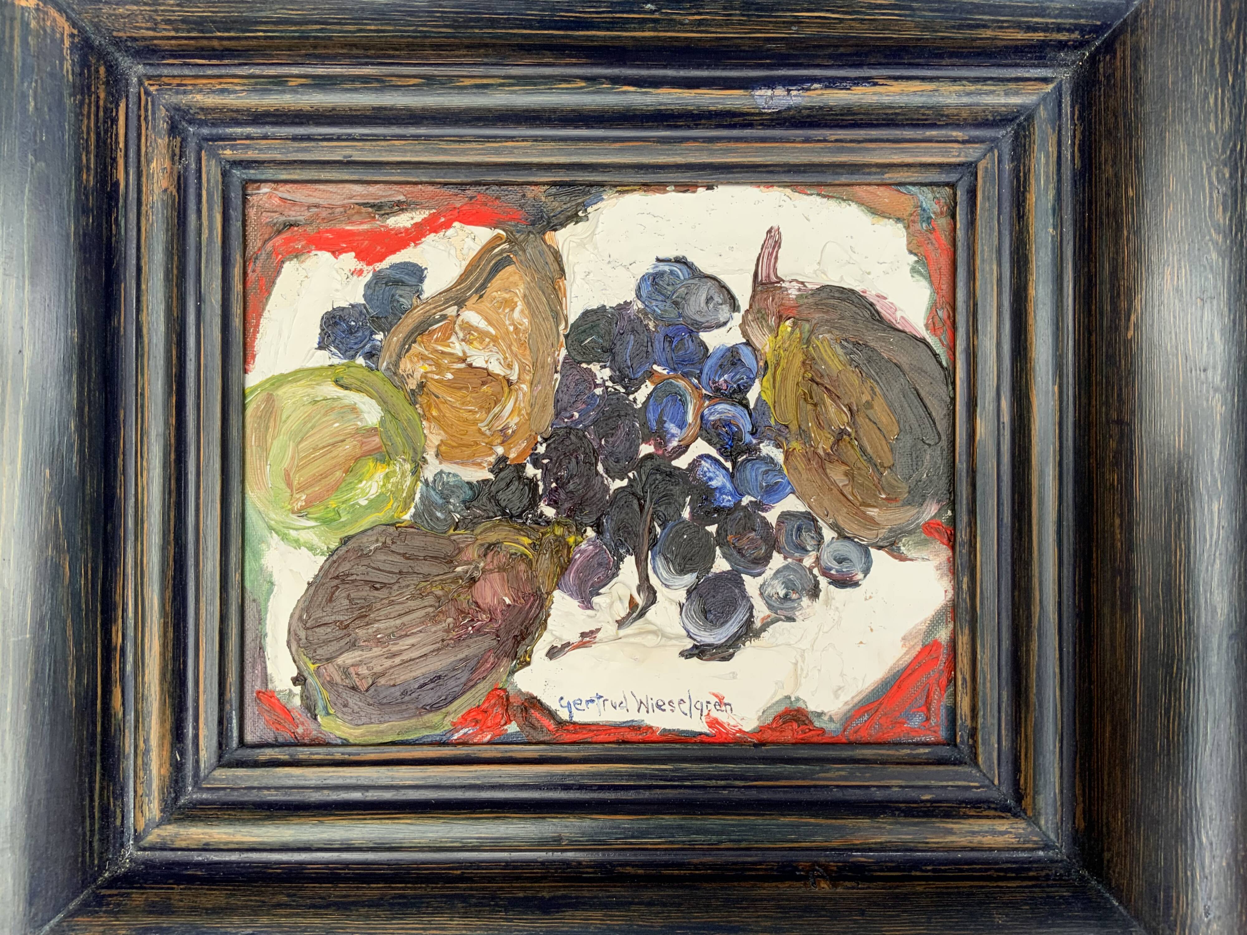 Wieselgren peinture à l'huile nature morte 1991