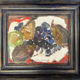 Wieselgren peinture à l'huile nature morte 1991