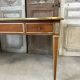 Directoire style flat desk in cherry wood, 20th century.