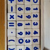 Wooden Alphabet cube game