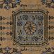 One-of-a-kind turkish handwoven vintage rug - rustic vintage charm 330x 84