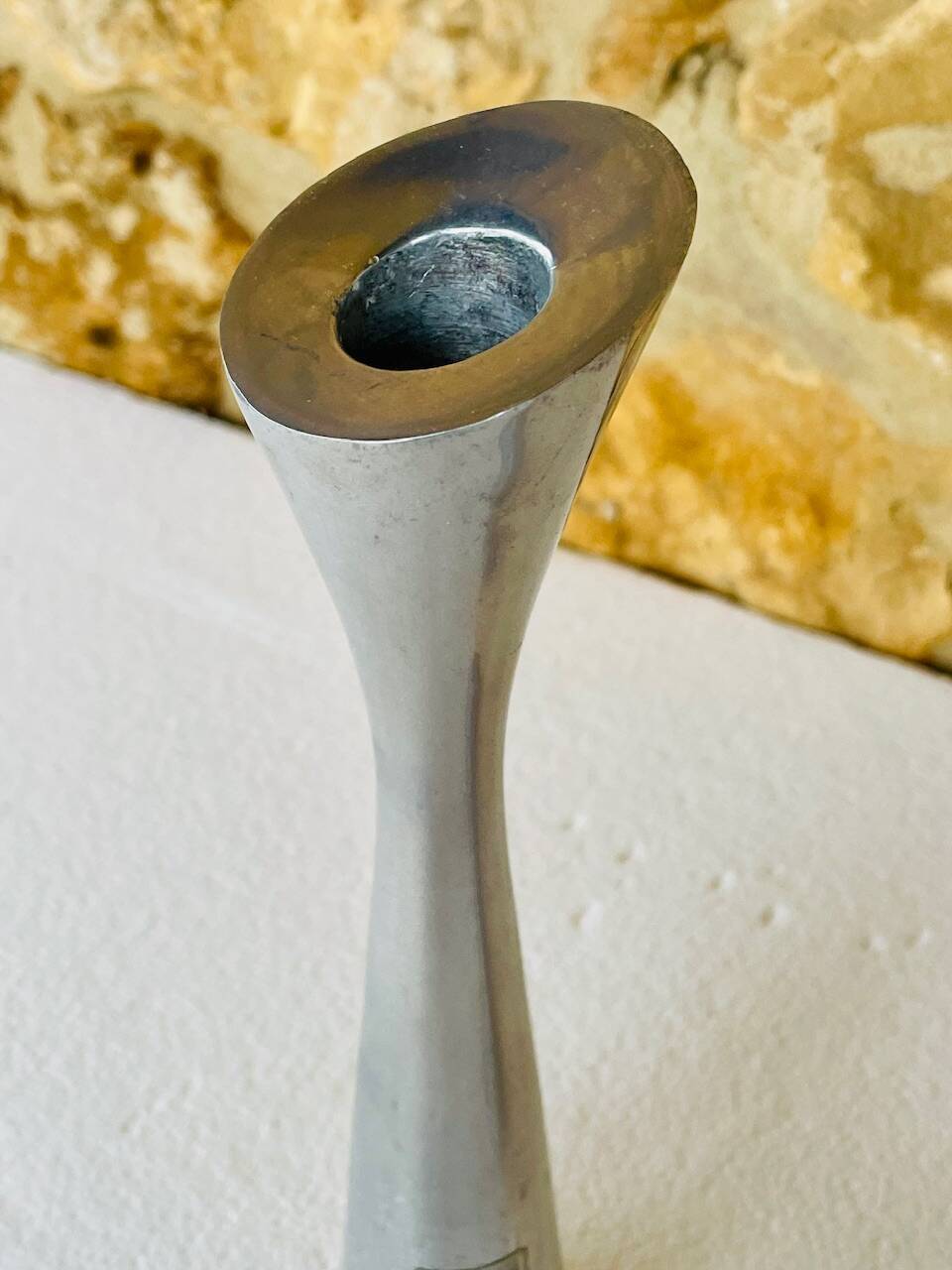 Scandinavian pair of candlesticks by Broste, Copenhagen circa 1970/1980.