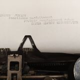 Remington typewriter. Junior 30s