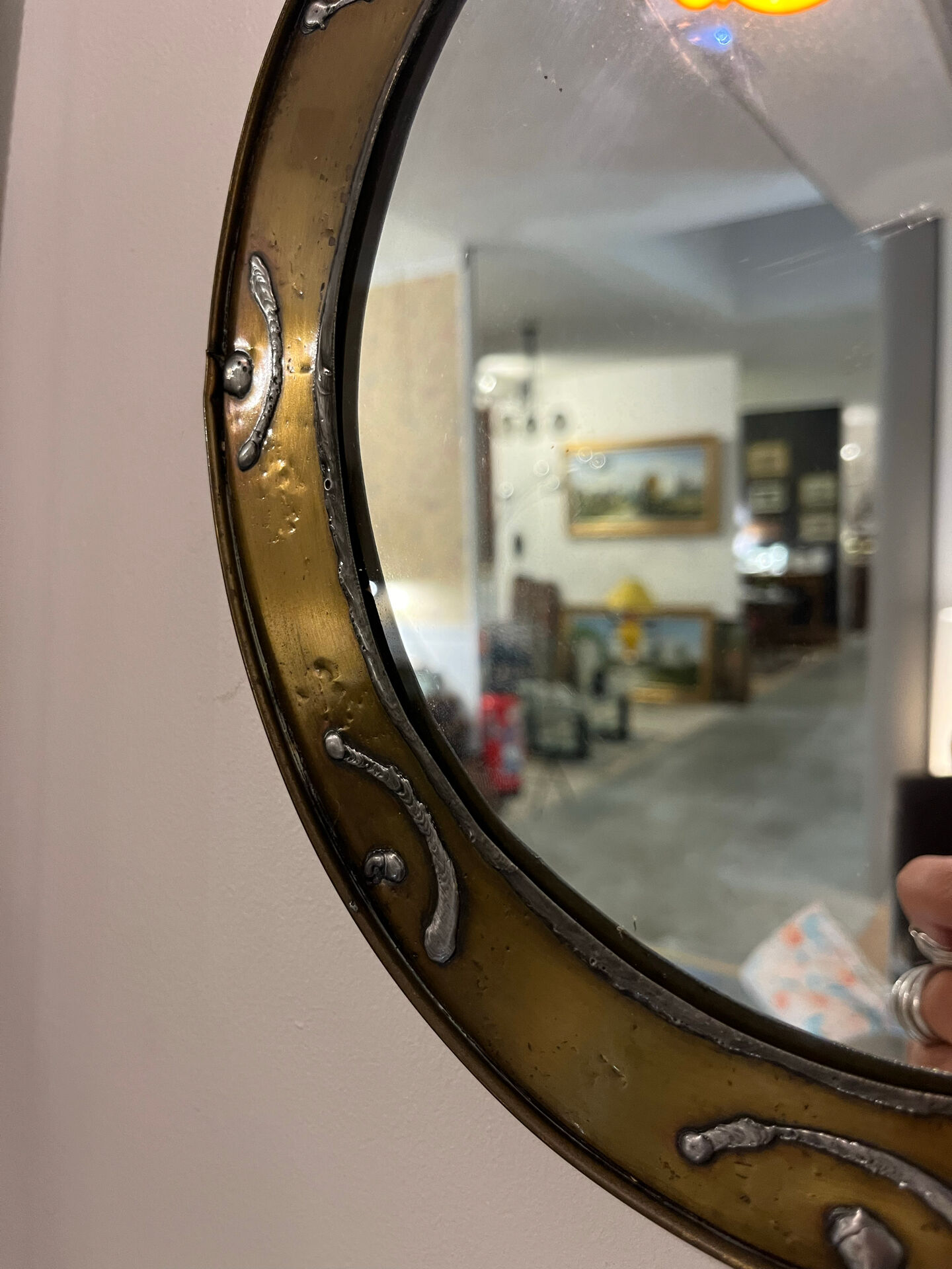 Brutalist mirror