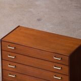 Vintage teak and brass dresser 1960