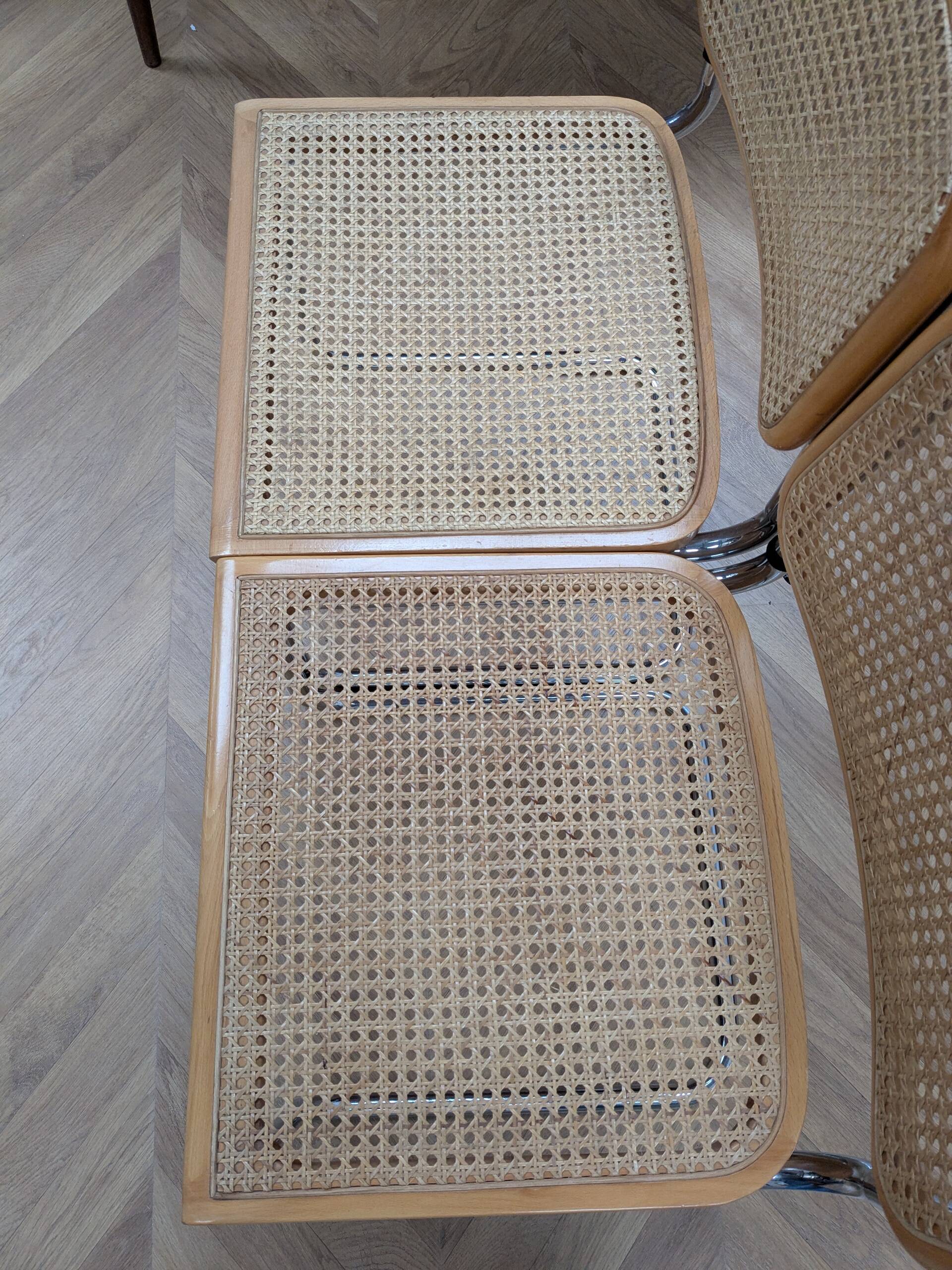 Set of 6 B32 chairs
