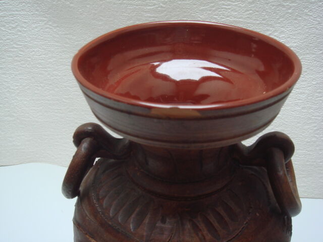 Terracotta vase