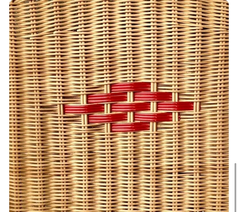 Vintage rattan armchair