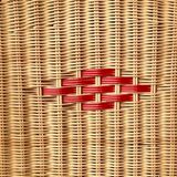 Vintage rattan armchair