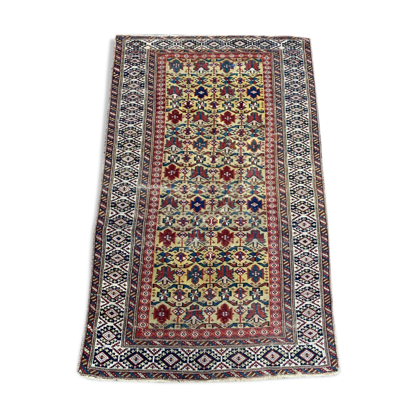 Tapis ancien caucasien chirwan 105x165 cm