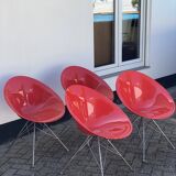 Eros chair with wire base by Philippe Starck, Kartell