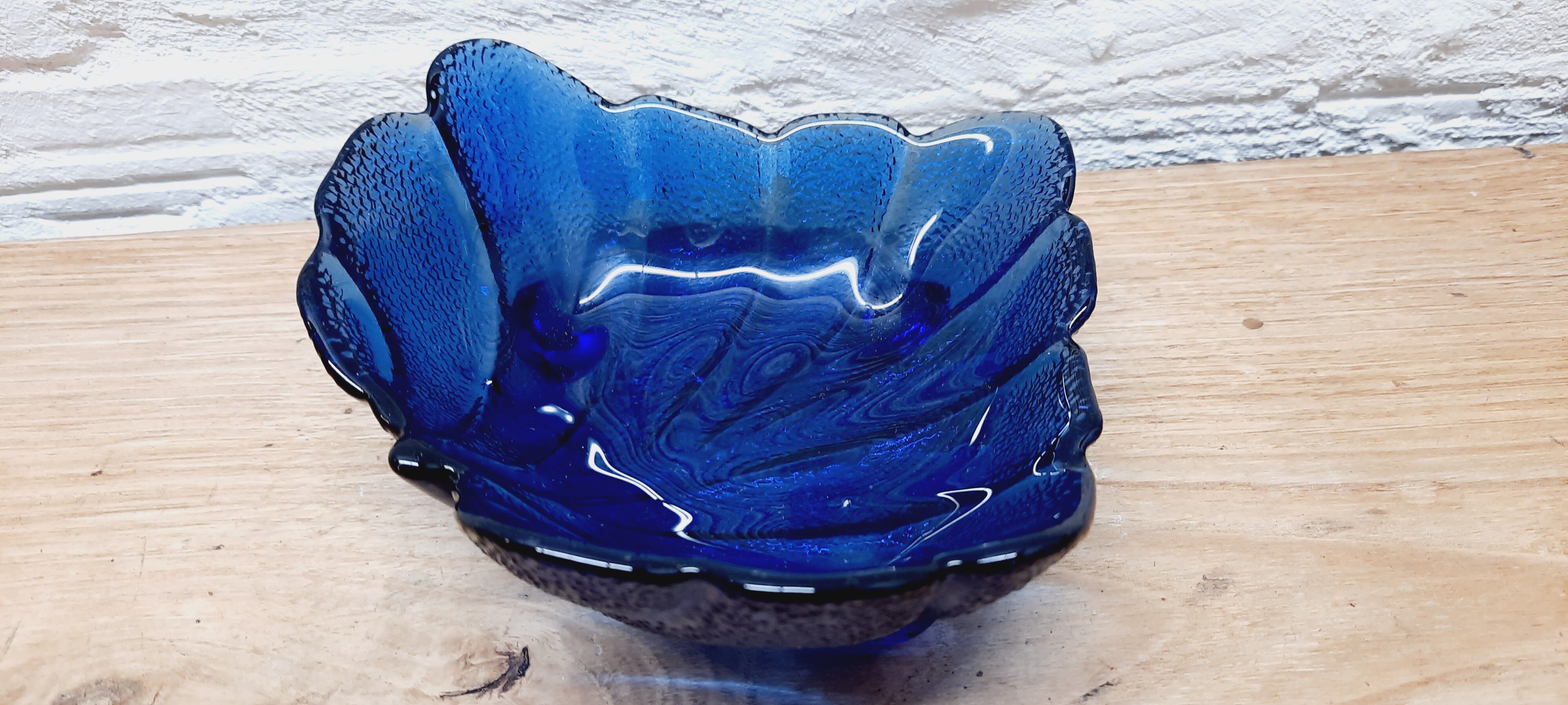 Vide poche bleu cobalt