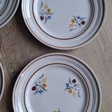 Set of 6 St Amand Christiane Céramon plates
