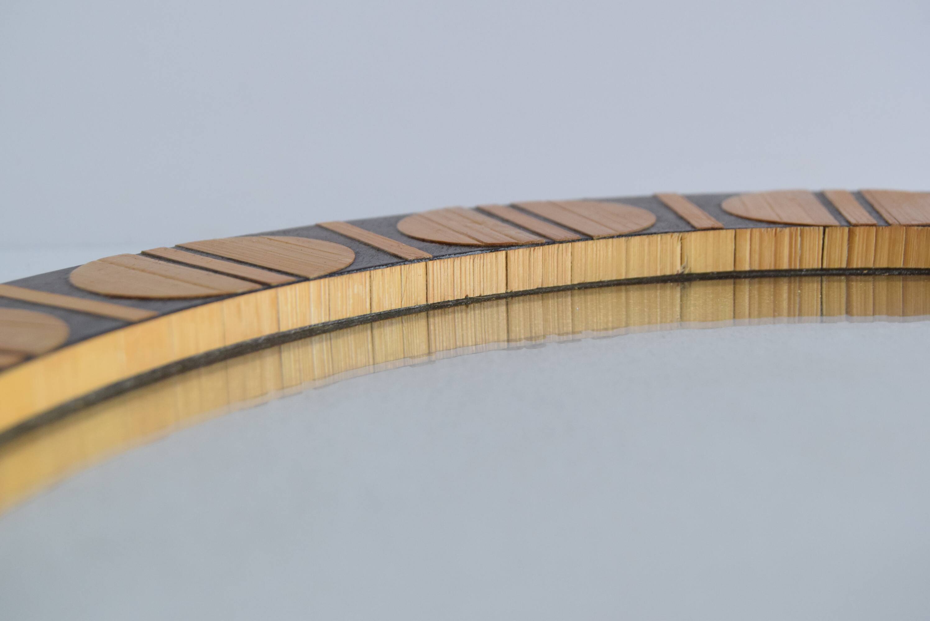 Mid-century Slovak wall mirror from 1970