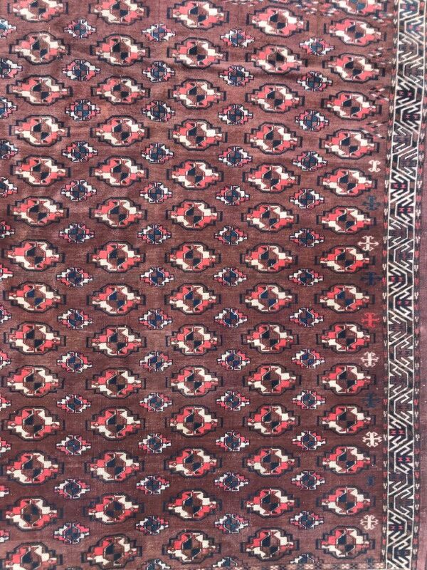 Carpet former Turkmen Afghan done hand 153 X 205 CM